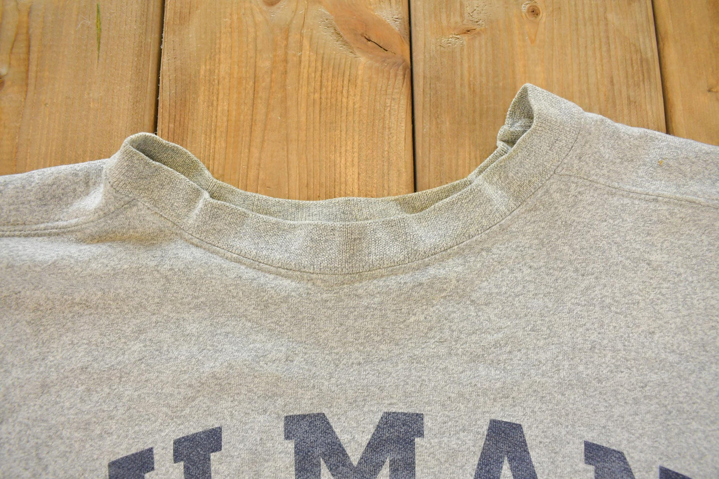 Vintage 1990s Gilman Athletic Department Collegiate Graphic Crewneck Sweatshirt Men's L