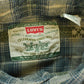 Vintage 1990s Levi's Aztec Embroidered Flannel Button Up Shirt Men's L