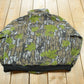 Vintage 1980s SafTBak Trebark RealTree Full Zip Fleece Sweater Men's M / Made in USA / 80s Streetwear