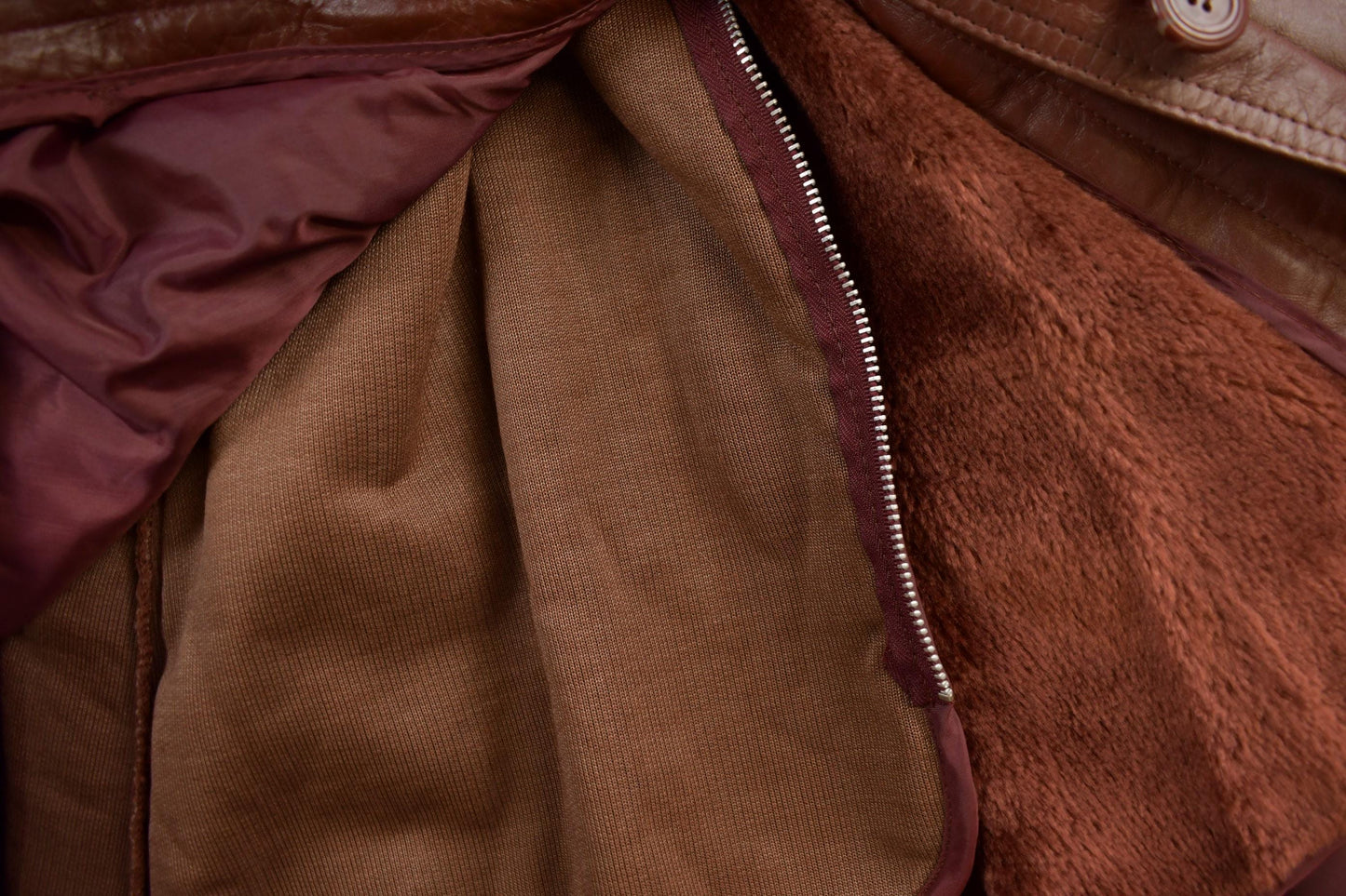 Vintage 1980s Berman's The Leather Experts Leather Jacket Men's Medium