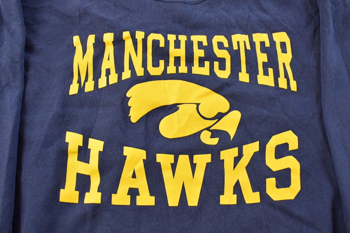 Vintage 1990s Manchester Hawks Collegiate Crewneck Sweatshirt Mens XL