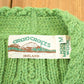 Vintage 1970s Aran Crafts Wool Cable Knit Cardigan Sweater Women's M