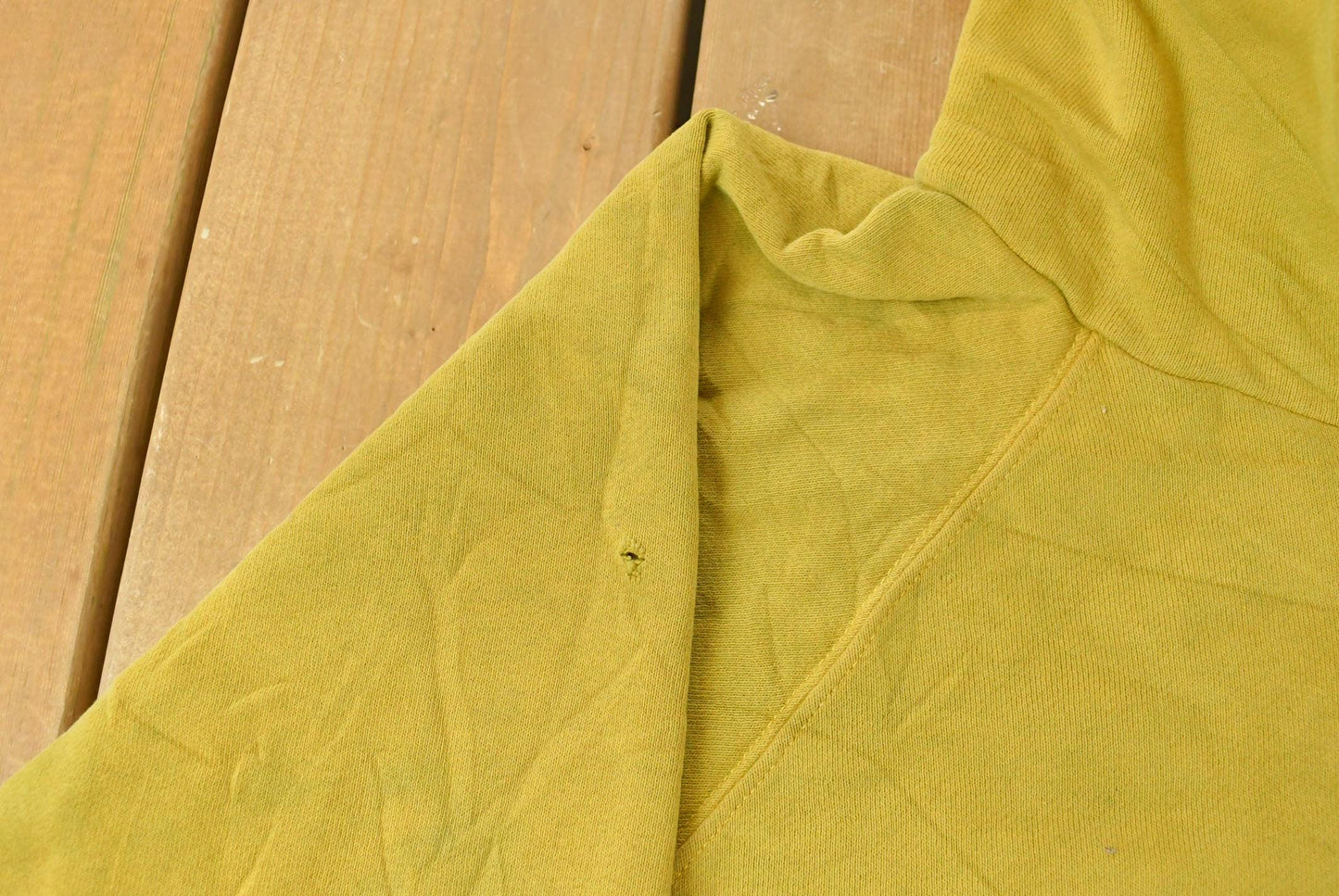 Vintage 1980's Thrashed Blank Hoodie Sweatshirt Men's XL