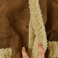 Vintage 1970s Schott NYC Rancher Suede Shearling Fur Leather Jacket Men's 40