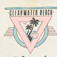 Vintage 1988 Clearwater Beach Florida Thrashed Souvenir Travel T-Shirt Women's XL