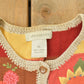 Vintage 1990s Appleseed's Floral Knit Cardigan Sweater Women's L