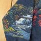 Vintage 1990s Nature Waterfall Graphic Turtleneck Sweatshirt Men's XL