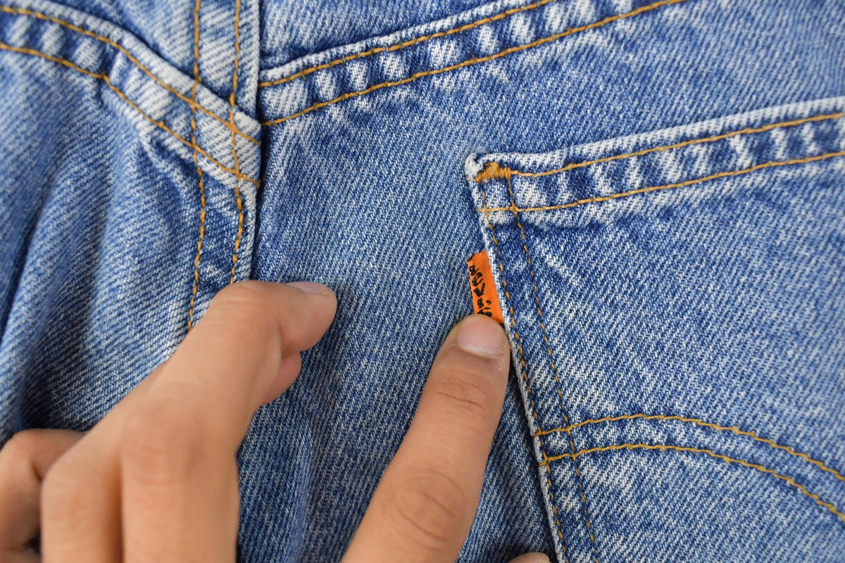 Vintage 1990s Levi's Orange Tab 550 Relaxed Fit Denim Jeans Men's 32 x 32.5