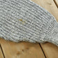 Vintage 1980s Gray 3D Cable Knit Crewneck Sweater Men's M