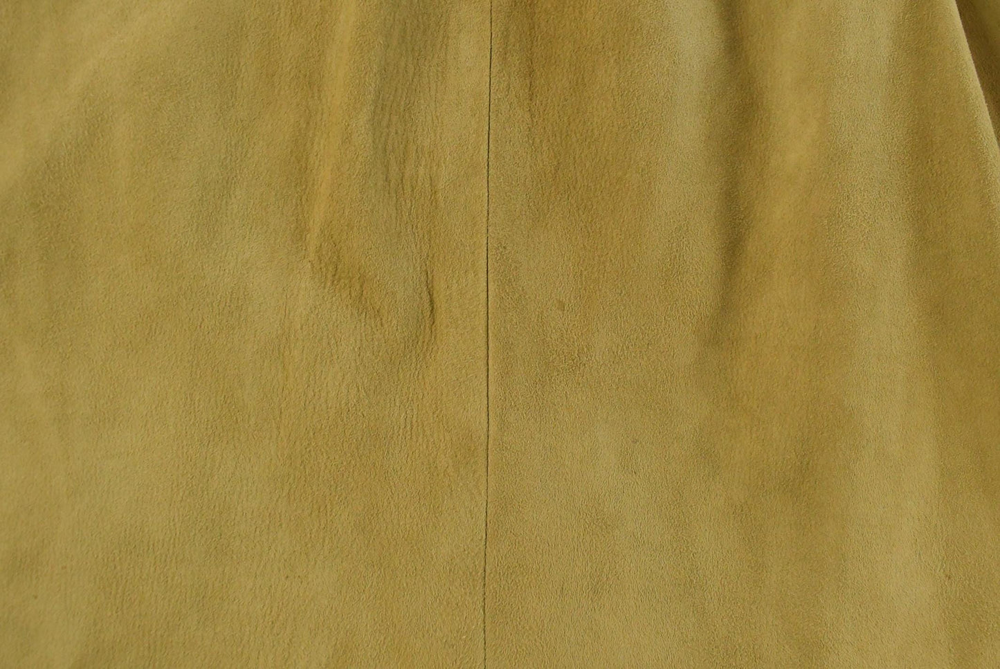 Vintage 1980s Suede Leather Midi Skirt Women's 28