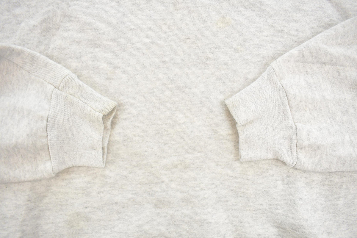 Vintage 1990s Hanes Premium Weight Blank Heather Grey Crewneck Sweatshirt Men's 2XL