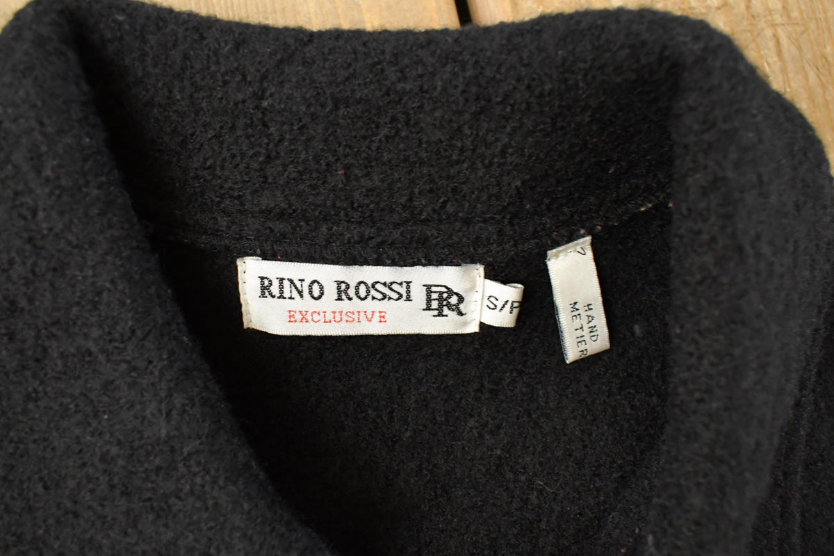 Vintage 1990s Rino Rossi Wool Full Zip Jacket Men's Small