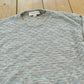 Vintage 1990s Pronto Uomo Striped Cotton Acrylic Knit Crewneck Sweater Men's S
