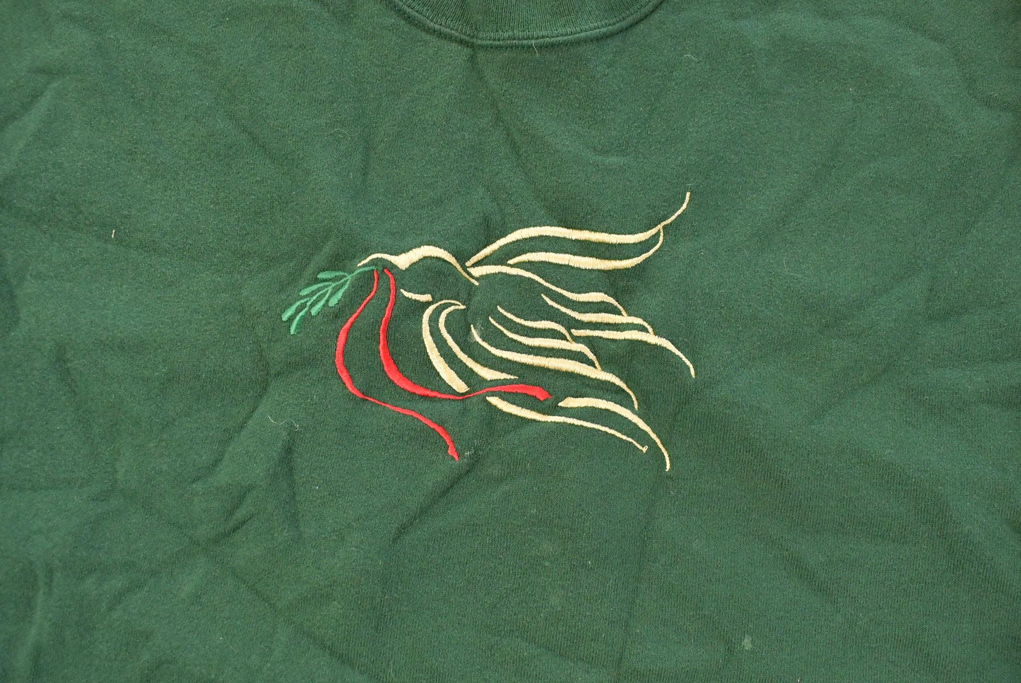 Vintage 1990s JERZEES Bird Embroidered Souvenir Crewneck Sweatshirt Men's L