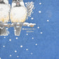Vintage 1990s Morning Sun Chickadee Birds Graphic Crewneck Sweatshirt Women's L