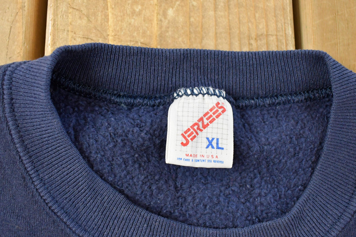 Vintage 1990s Manchester Hawks Collegiate Crewneck Sweatshirt Mens XL