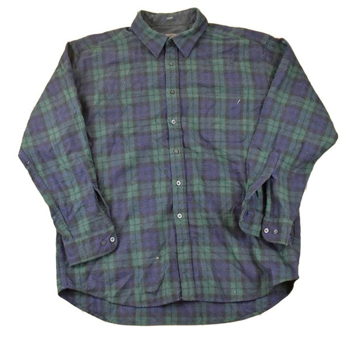 Vintage 1990s Pendleton Plaid Button Up Shirt Men's L