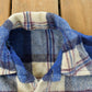 Vintage 1980s Wool Flannel Shirt Jacket Men's Medium