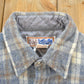 Vintage 1980s Wild River Plaid Flannel Button Up Shirt Men's S