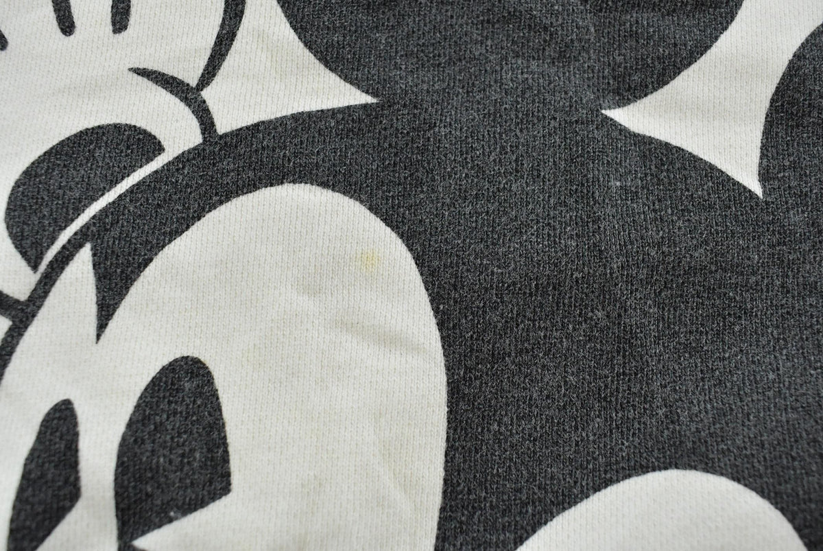 Vintage 1980s Walt Disney Mickey Mouse Polka Dots Crewneck Sweatshirt Men's M