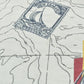 Vintage 1990s Nautica Map Print Polo Shirt Men's M