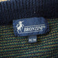 Vintage 1990s Bronzini Embroidered Golf Knit Crewneck Sweater Men's M