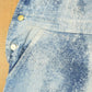 Vintage 2000s Dickies Acid Wash Denim Overalls Men's 52 x 25