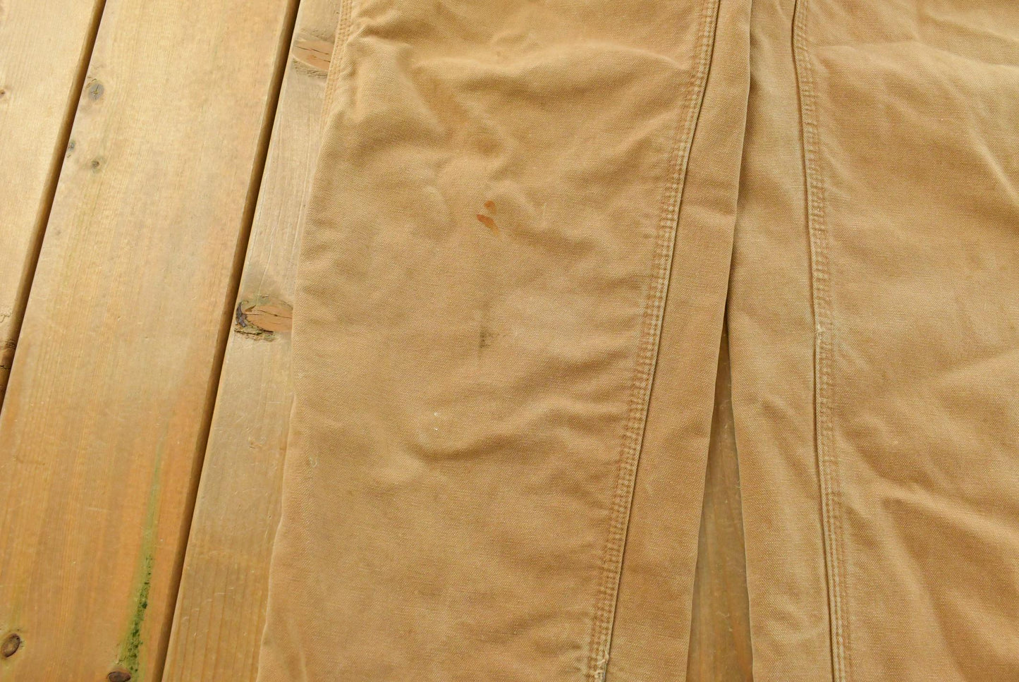 Vintage 2000s Carhartt Flannel Lined Canvas Work Pants Men's 36 x 31