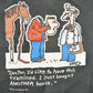 Vintage 1993 Doctor Examination Funny Graphic T-Shirt Men's L