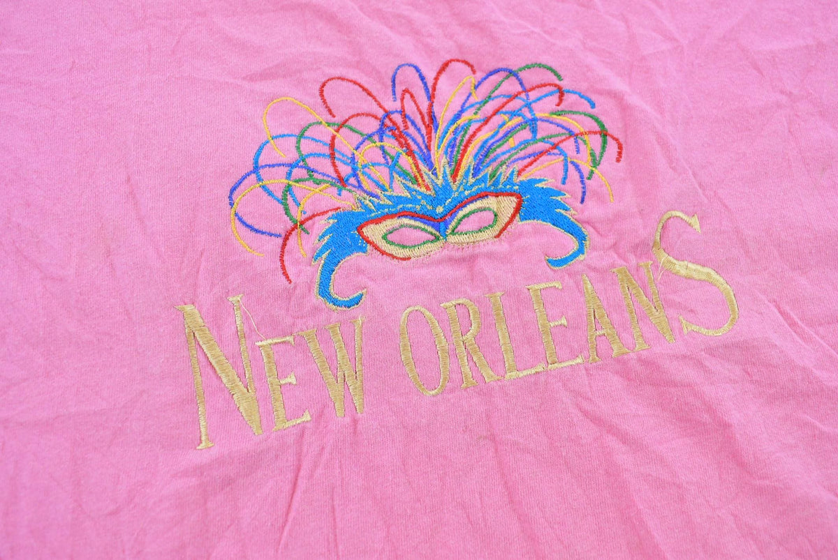 Vintage 2000s New Orleans Embroidered Souvenir T-Shirt Men's 2XL
