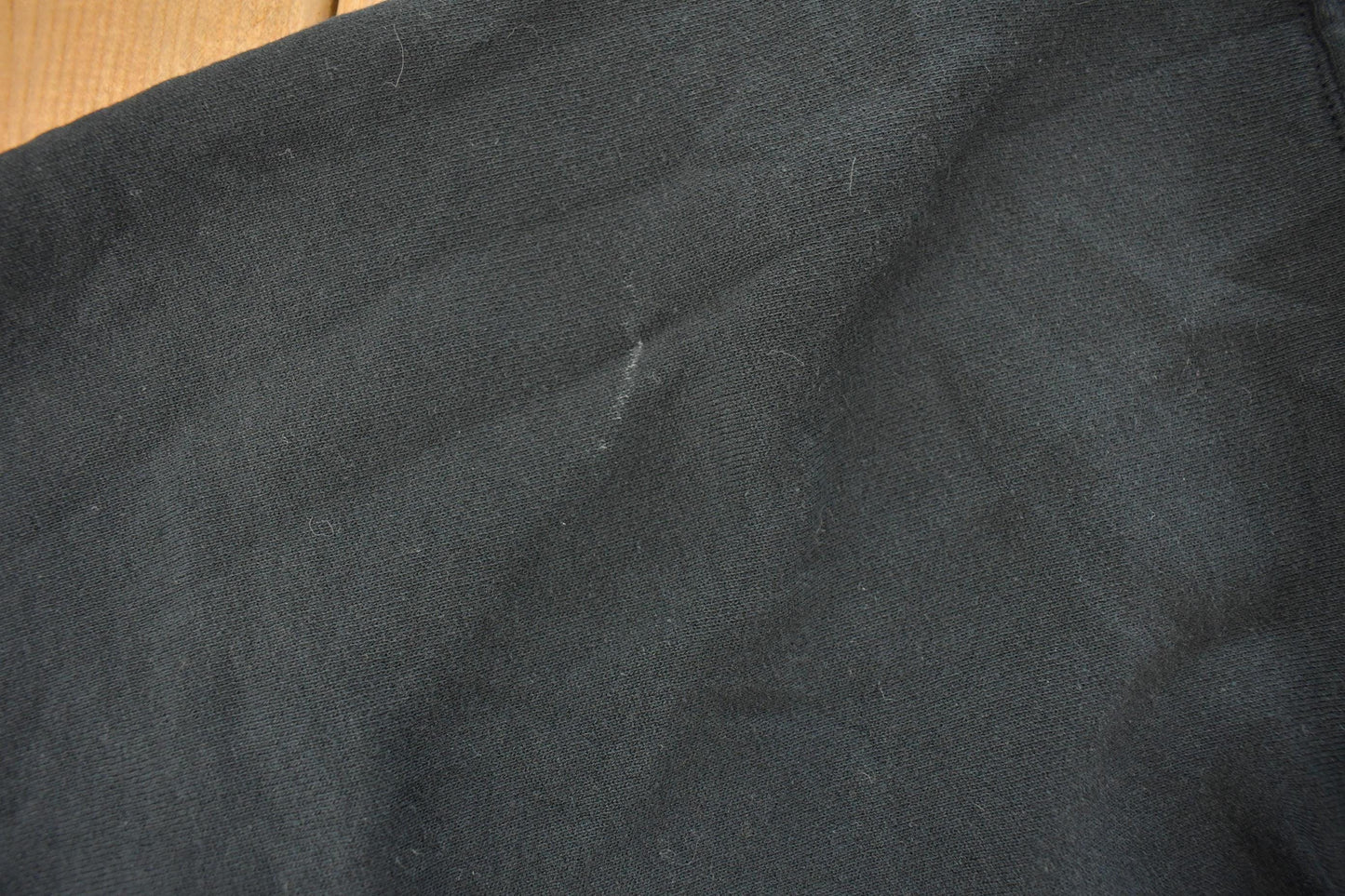 Vintage 1990s Russell Athletic Blank Black Turtleneck Sweatshirt Men's L