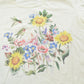 Vintage 1990s Flowers Floral Hummingbird T-Shirt Mens S