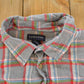 Vintage 1990s Land's End Plaid Flannel Button Up Shirt Men's XL