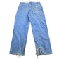 Vintage 2000s Carhartt Distressed Fire Resistant FR Workwear Denim Jeans Men's 32 x 30