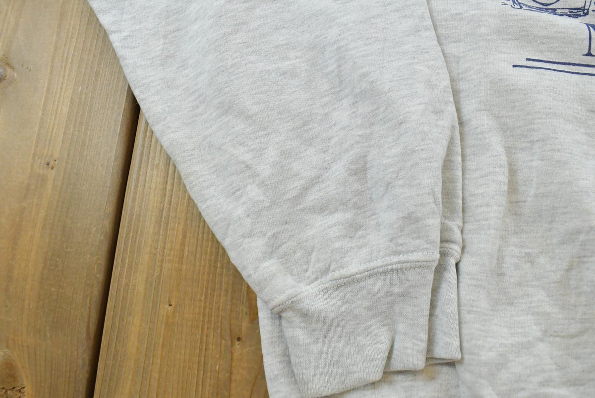 Vintage 2000s Maine Sailboat Marina Souvenir Crewneck Sweatshirt Men's M