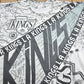 Vintage 1990s Los Angeles Kings NHL All Over Print Graphic T-Shirt Men's 2XL