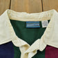Vintage 1990s Private Club Striped Rugby Long Sleeve Polo Shirt Men's 2XL