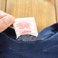 Vintage 1990s BVD Blank Navy Blue Crewneck Sweatshirt Men's L