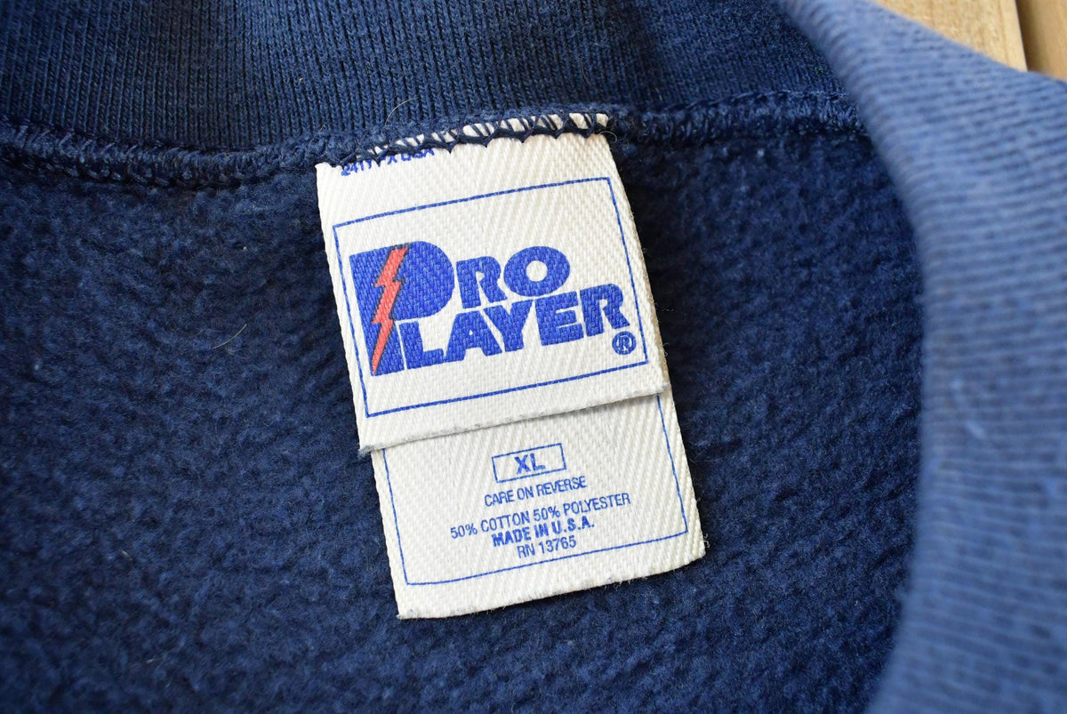 Vintage 1990s Pro Player Denver Broncos Embroidered NFL Crewneck Sweatshirt Men's L