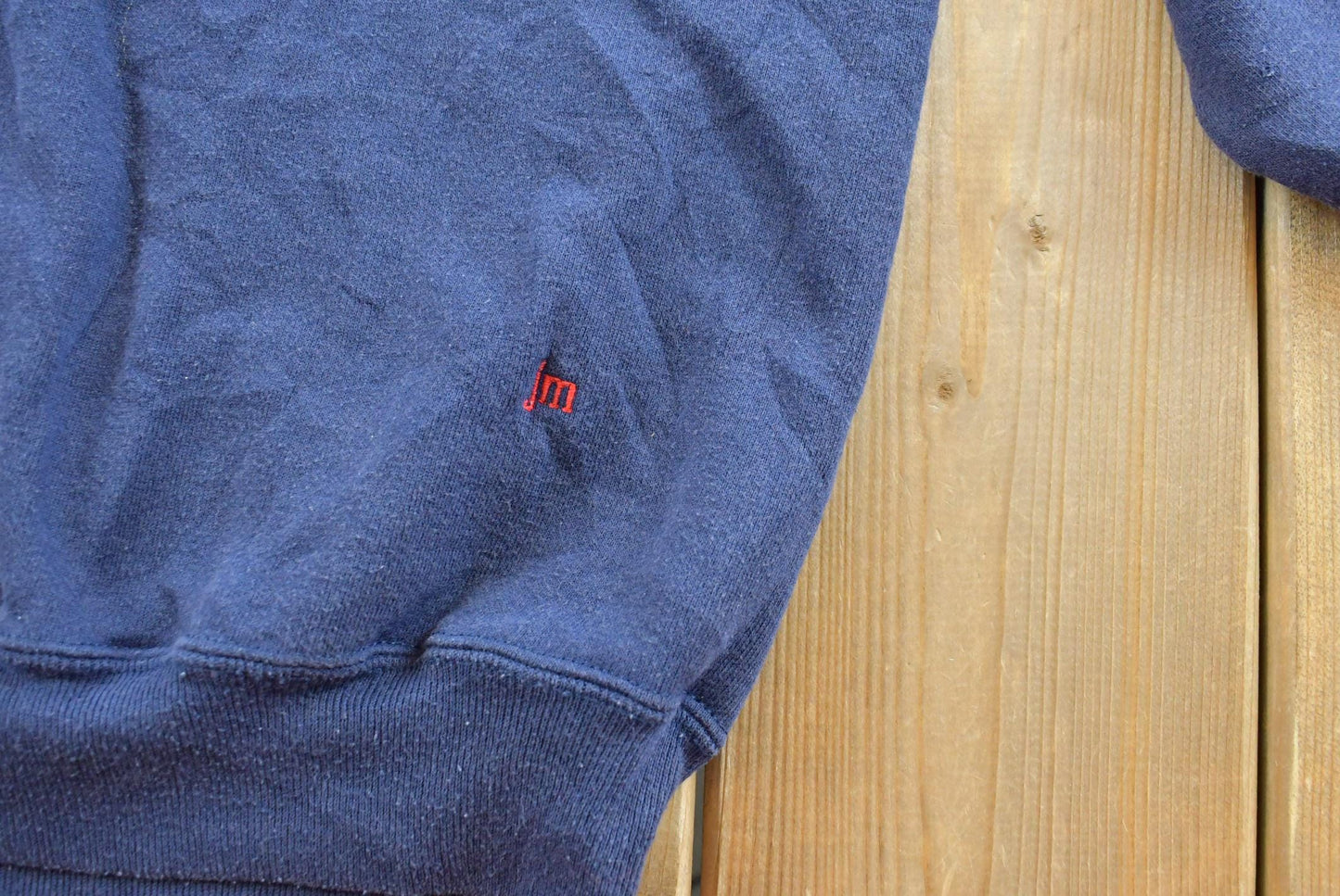 Vintage 1990s Shore House Camping Vacation Embroidered Funny Crewneck Sweatshirt Men's L