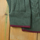 Vintage 1990s Gant Cable Knit V Neck Cricket Sweater Men's Large
