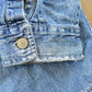Vintage 1990s Distressed Levis Red Tab Denim Heavyweight Button Up Shirt Men's XL