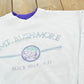 Vintage 1990s Prairie Mountain Mt Rushmore National Memorial Souvenir Print Crewneck Sweatshirt Men's L