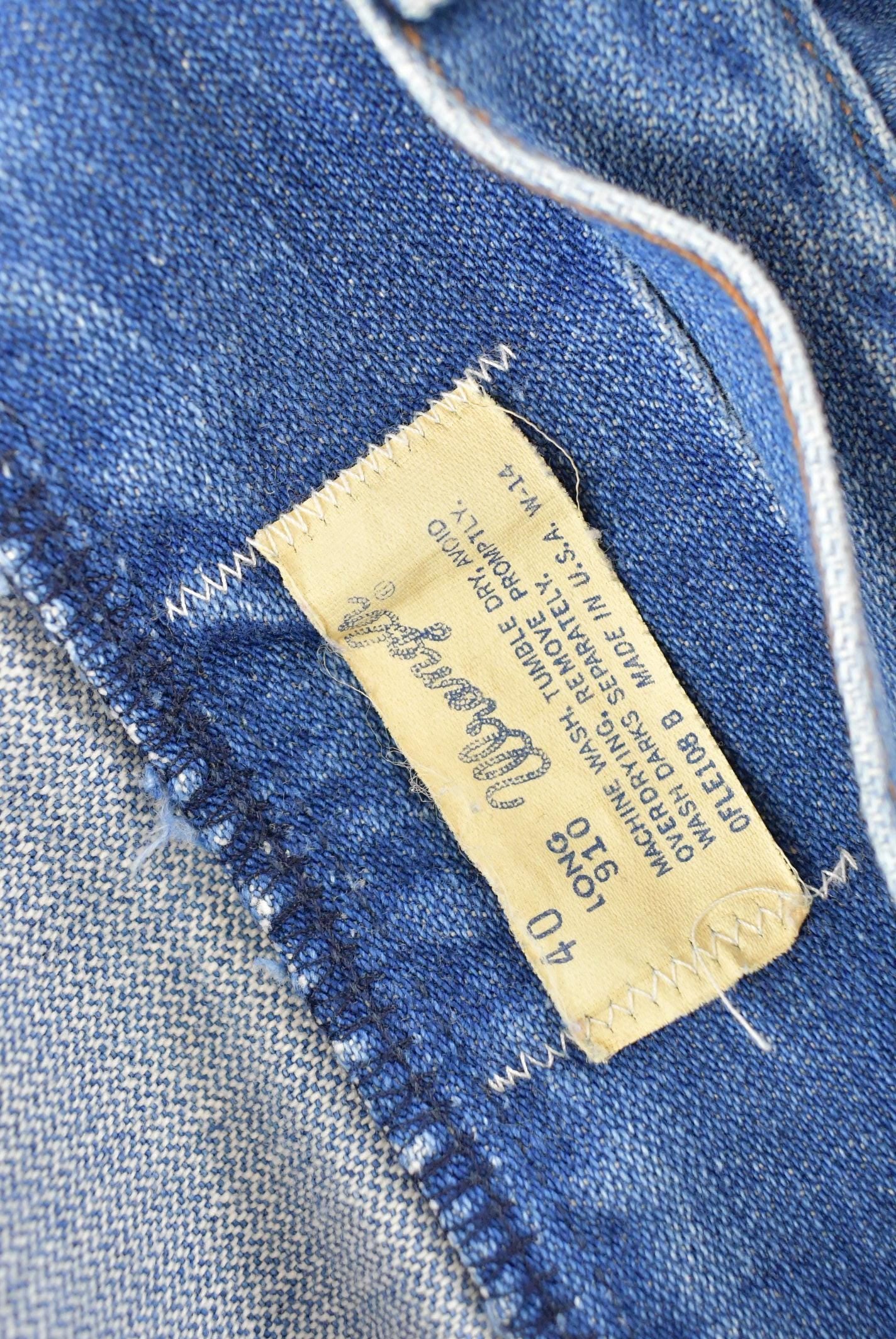 True Vintage 1970s Wrangler Western Denim Jeans Men's 38 x 31.5