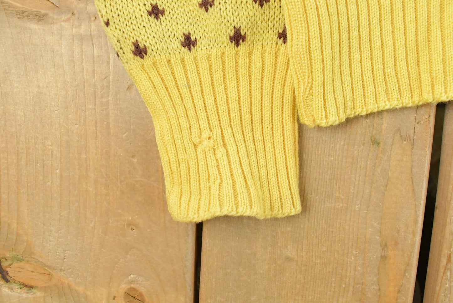 Vintage 1950s Jersild Wool Nordic Ski Jacquard Knit Sweater Men's S