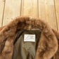 Vintage 1970s Full Length Chestnut Mink Fur Coat Made In USA