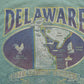 Vintage 2000's Delaware Souvenir Travel T-Shirt Mens M