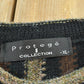 Vintage 1990s Protégé Striped Knit Crewneck Sweater Men's L