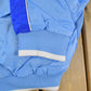 Vintage 2000s Carolina Cougars Hardwood Classics NBA Basketball Embroidered Snap Button Satin Bomber Jacket Mens 3XL