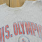 Vintage 1990s US Olympic Trainer Center Lake Placid Reverse Weave Style Crewneck Sweatshirt Men's M
